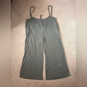 Olive green oversized adjustable Jumpsuit
